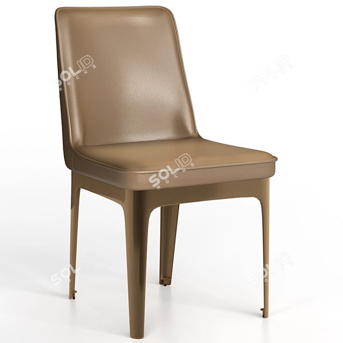 Elegant Dining Chair by Garda Decor 3D model image 1