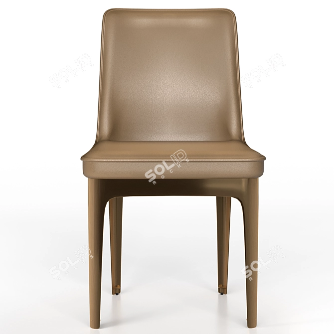 Elegant Dining Chair by Garda Decor 3D model image 4