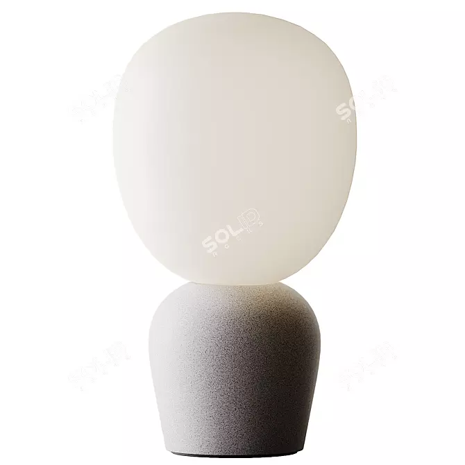 Sleek Buddy Table Lamp 3D model image 4