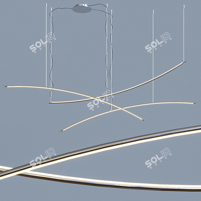 Cattelan Italia Katana Round Table 3D model image 2