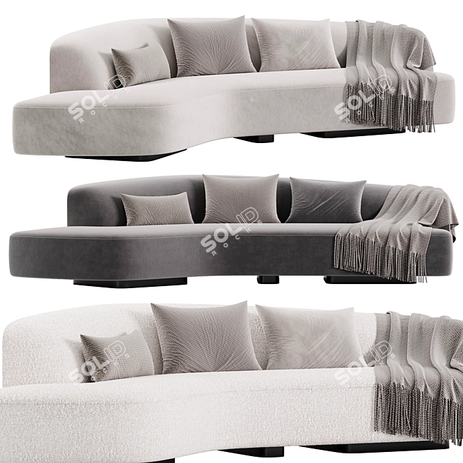 Contemporary Korduda Sofa 2015 3D model image 1