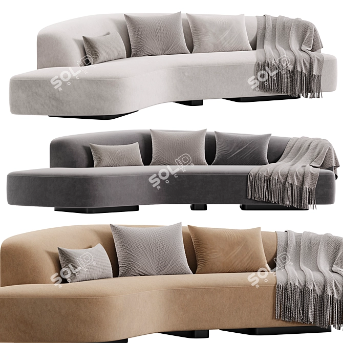Contemporary Korduda Sofa 2015 3D model image 2