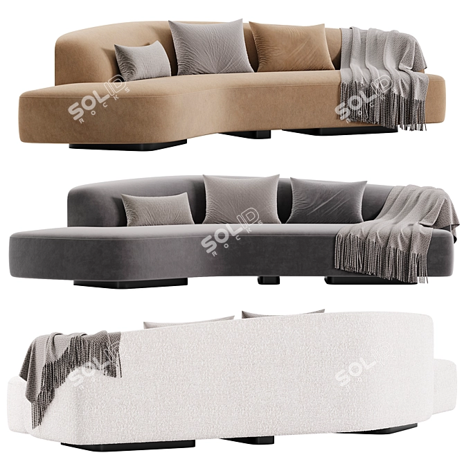 Contemporary Korduda Sofa 2015 3D model image 3