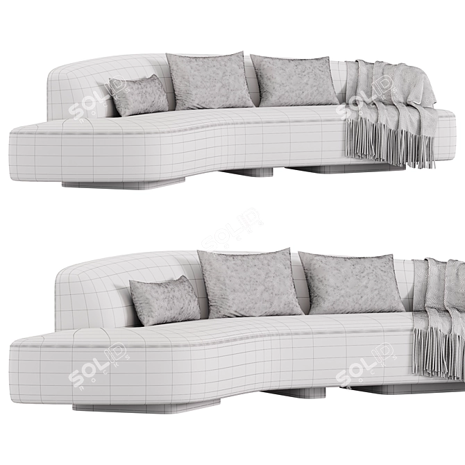 Contemporary Korduda Sofa 2015 3D model image 4