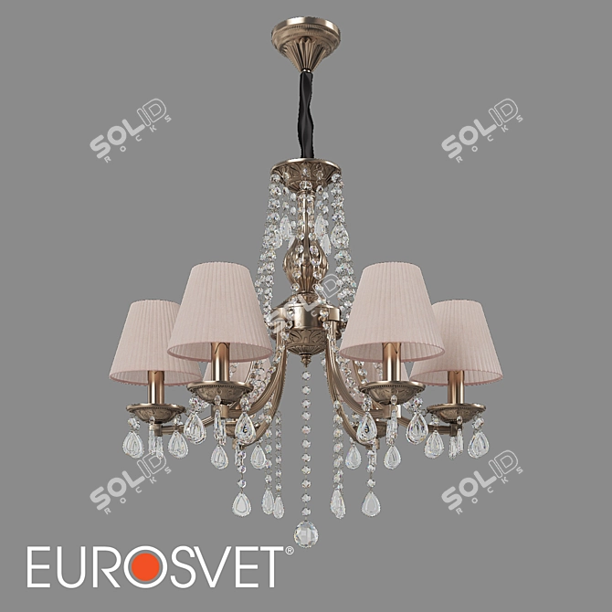 Bogate's Liguria Pendant Chandelier 3D model image 1