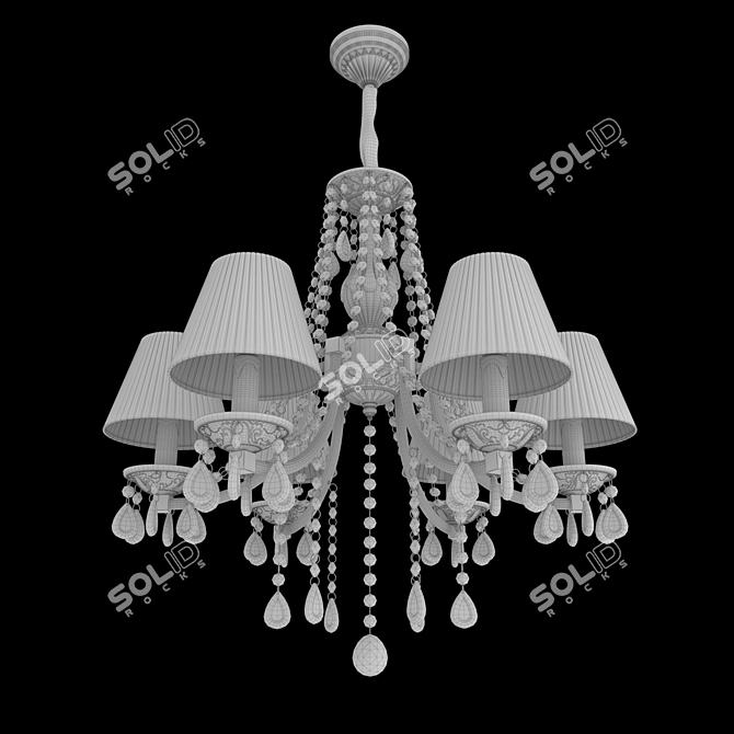 Bogate's Liguria Pendant Chandelier 3D model image 2