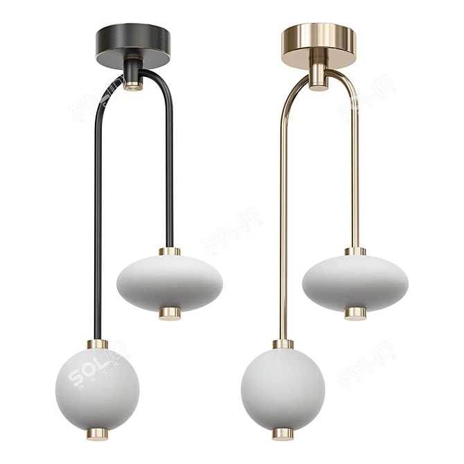 Imperium Loft Daria B Pendant 3D model image 1