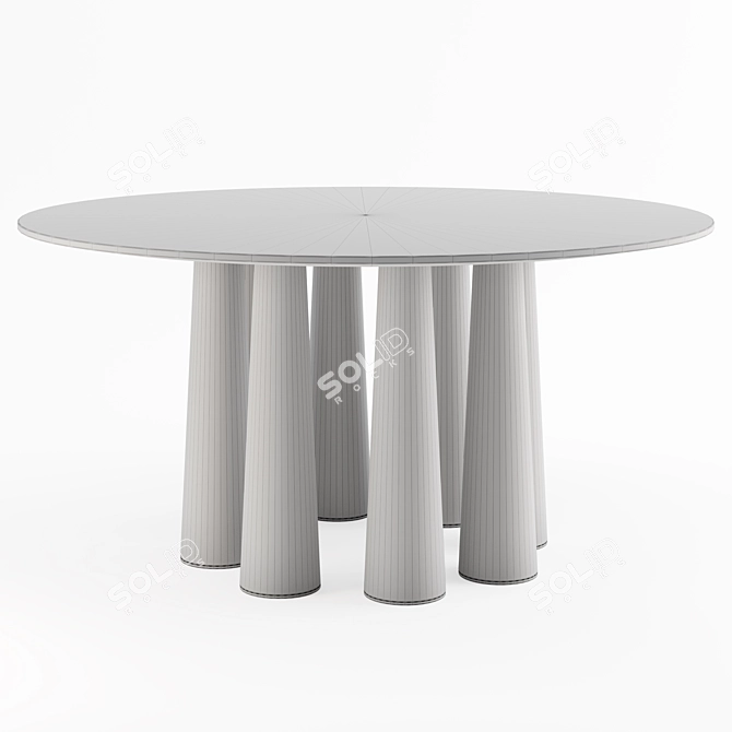  Piazza Dining Table by Baker 3D model image 2