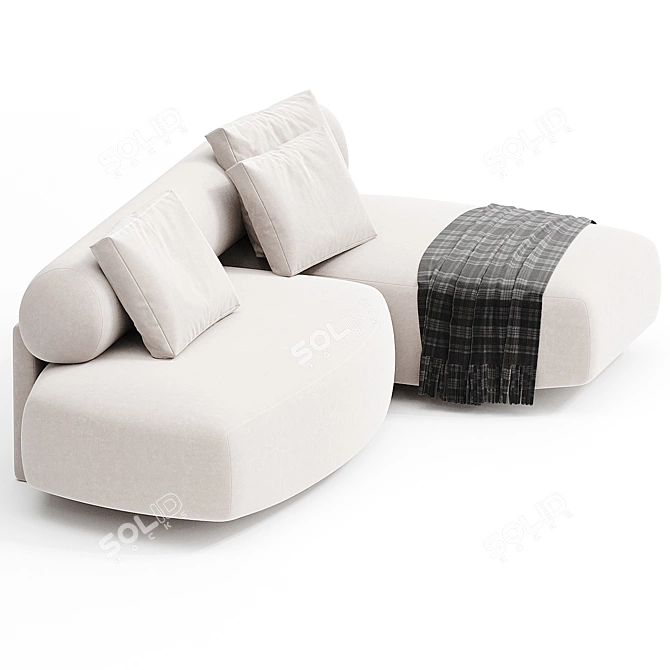 GOGAN Modular Sofa Moroso 3D model image 2