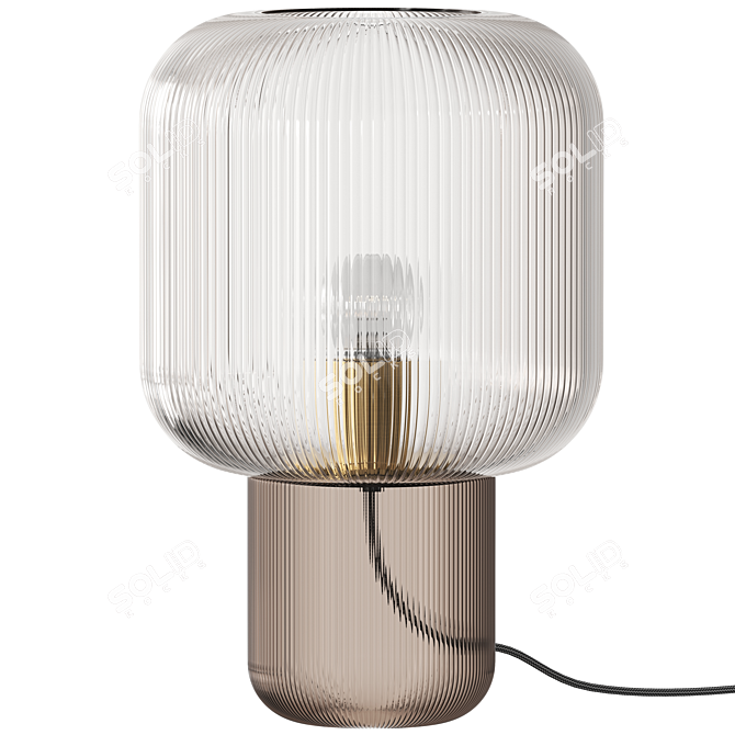 Glass Pirum Table Lamp 3D model image 1
