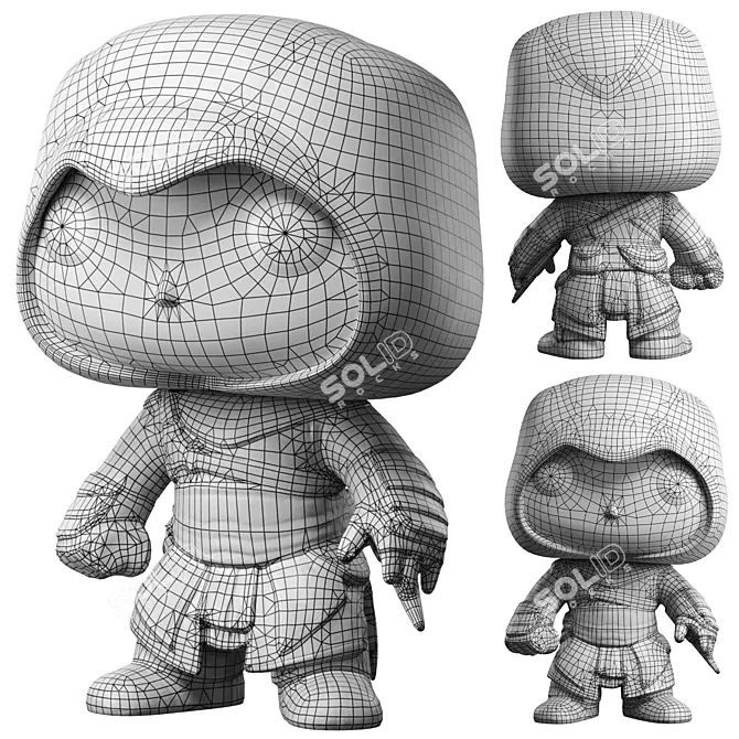 Assassin's Creed Altair Funko Funko POP 3D model image 6