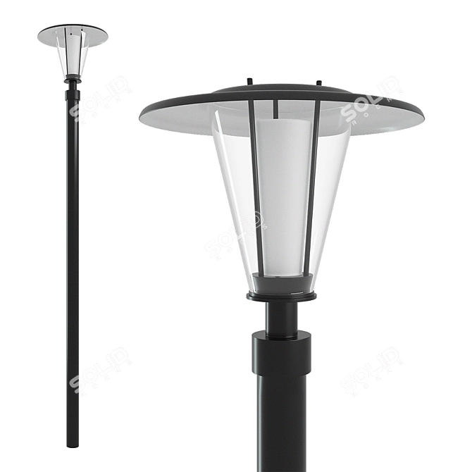 Berzeli Street Lantern - Dynamic Illumination 3D model image 1