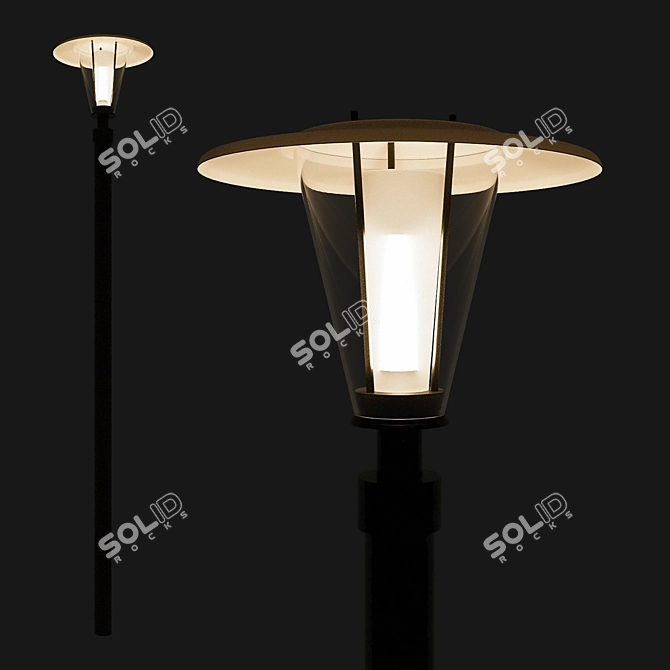 Berzeli Street Lantern - Dynamic Illumination 3D model image 2