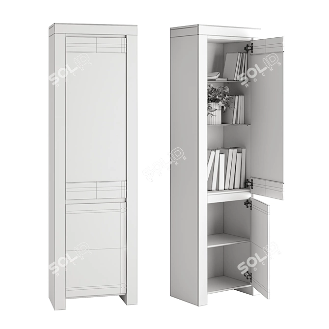 Vittoria Display Cabinet 3D model image 7