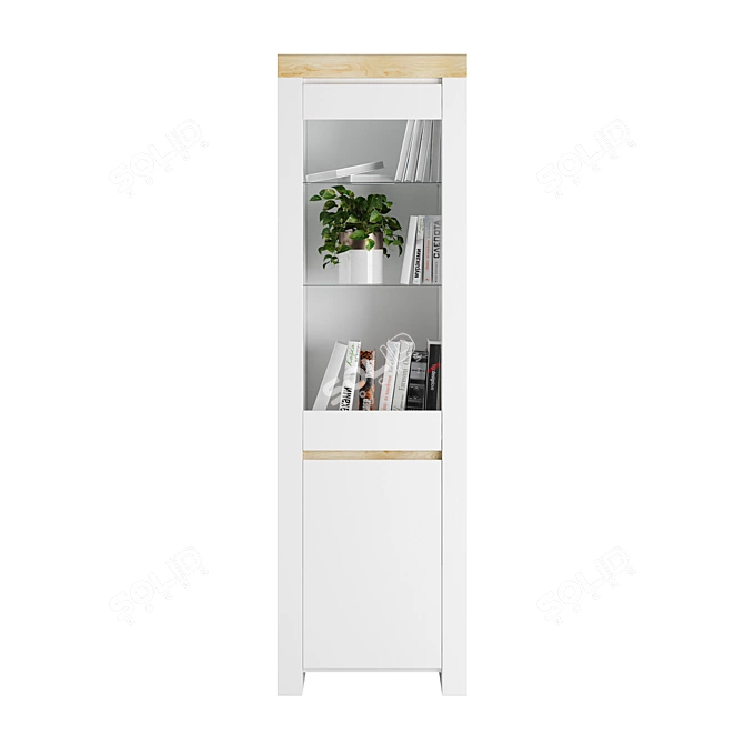 Vittoria Display Cabinet 3D model image 9