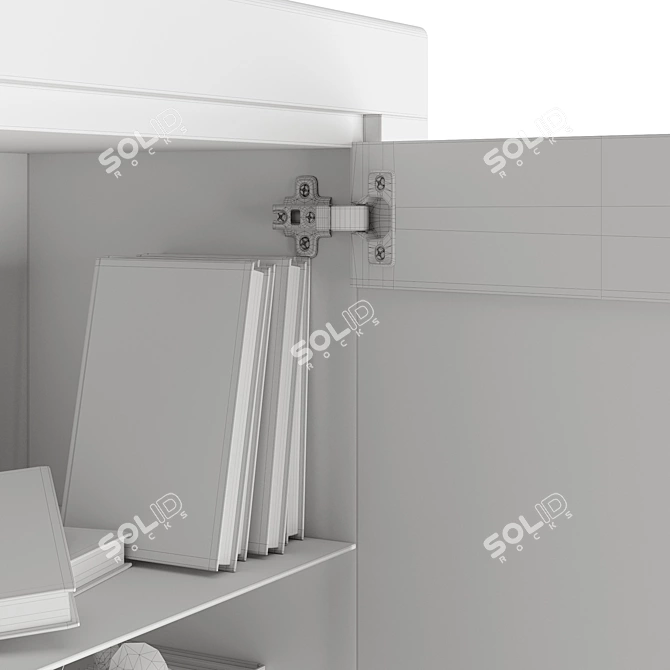 Vittoria Display Cabinet 3D model image 13