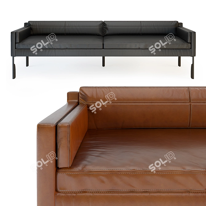 Modern Russian Design Altai Sofa 3D model image 1