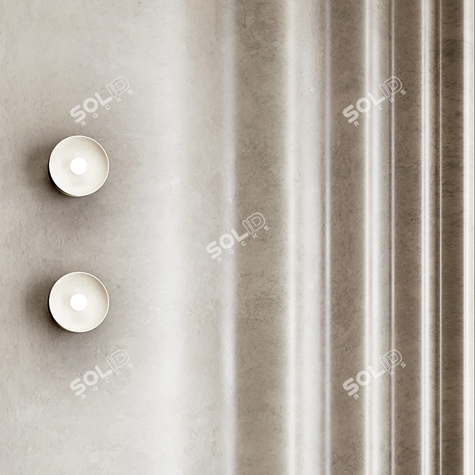 Modern Decorative Wall Panel 3D model image 4