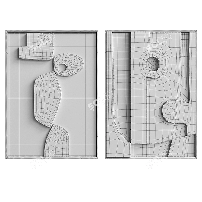 Relief Sculptures by Beurskens 3D model image 5