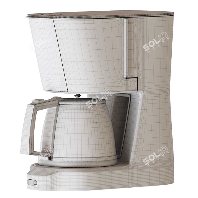 BOSCH Filter Coffee Maker TKA3A034GB 3D model image 7