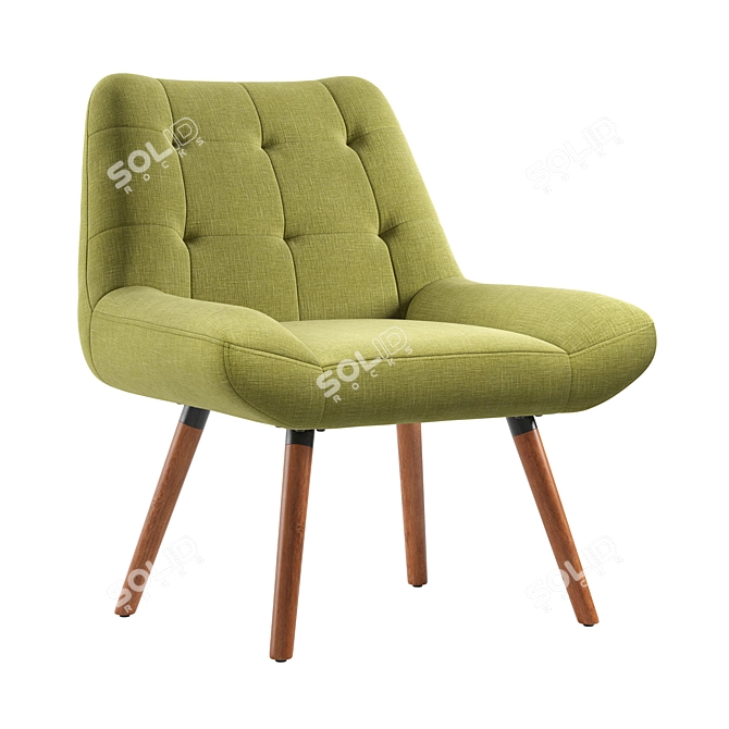 Calico Accent Chair 3D Model 3D model image 1