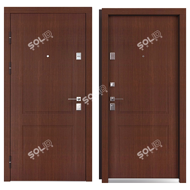 Priority (Abvehr) Metal Door 900x2050mm 3D model image 3