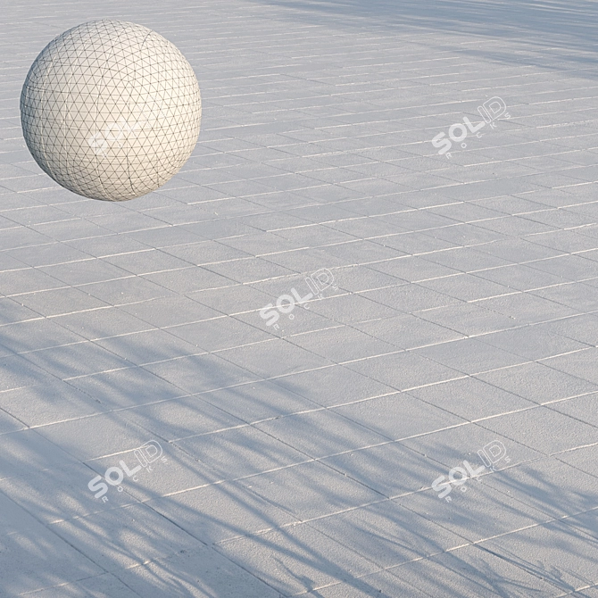 Seamless Pavement Texture Pack 3D model image 2