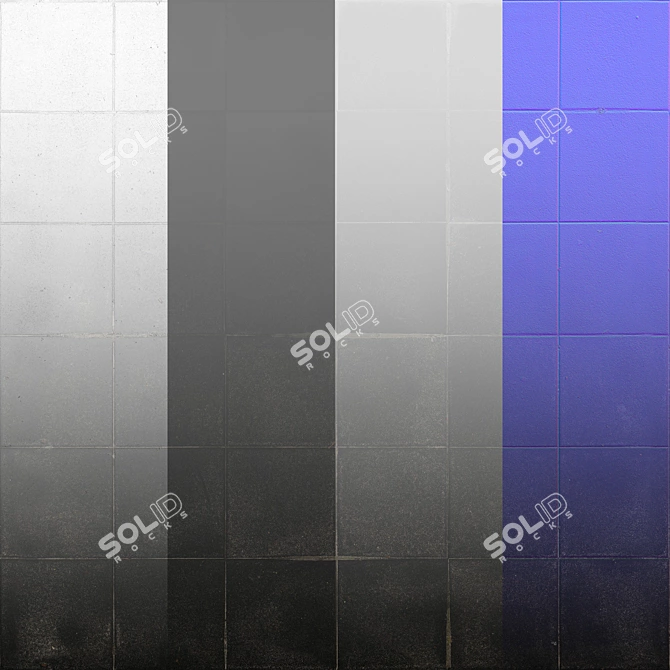 Seamless Pavement Texture Pack 3D model image 3