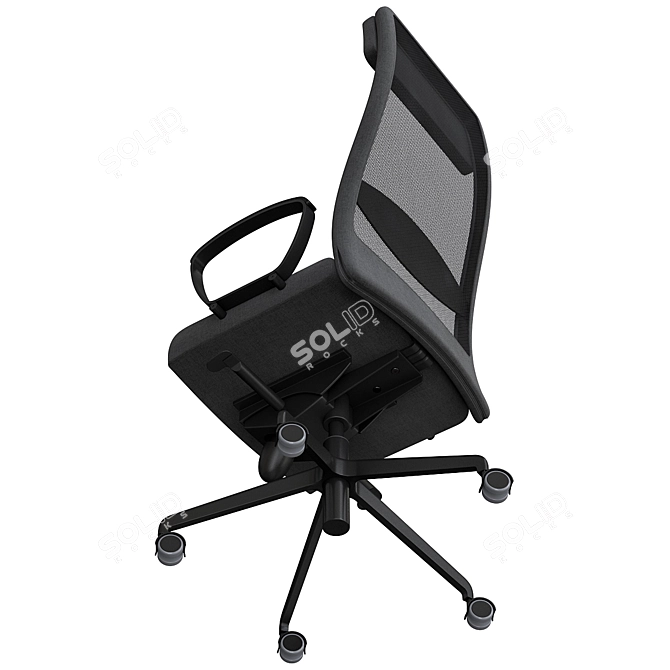Ergonomic Vissle Markus Office Chair 3D model image 2
