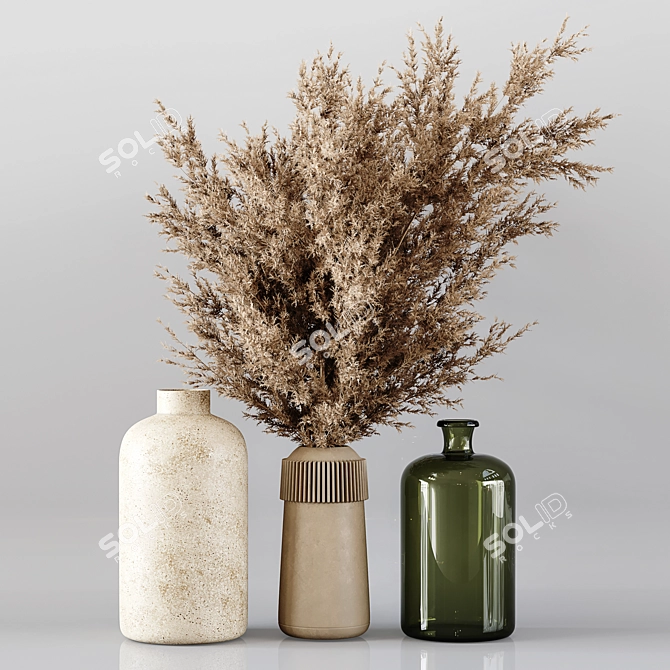 Premium Indoor Plant Collection Model 3D model image 3