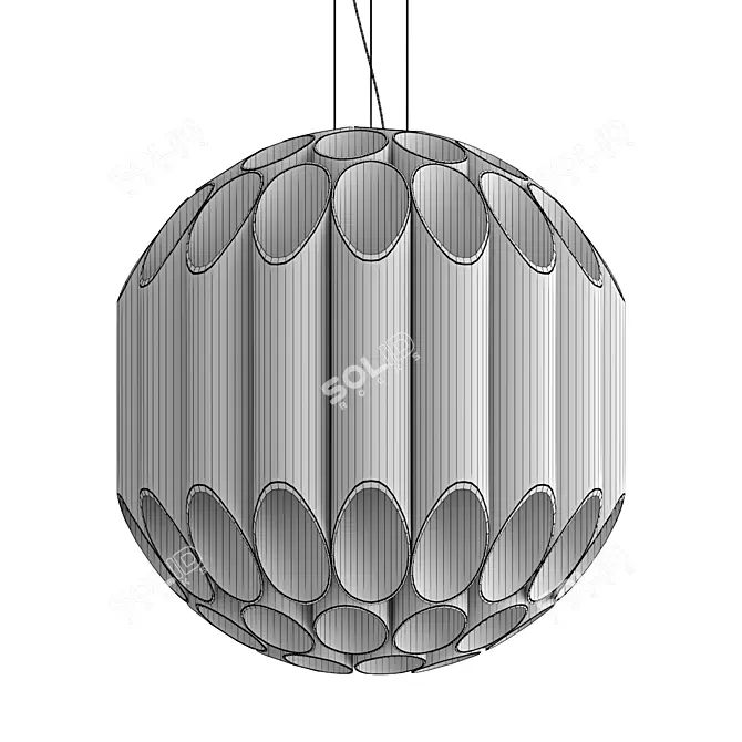 Lightstar Siena Pendant Chandelier 3D model image 2