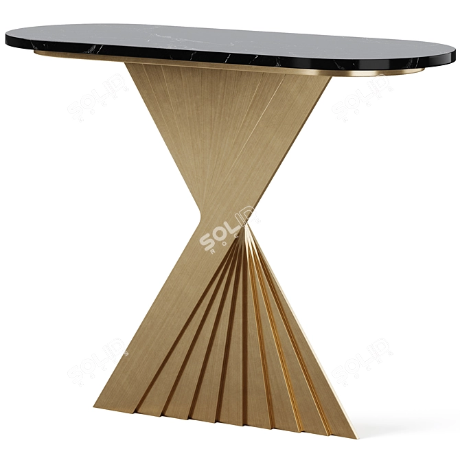 Sleek Console DAKOTA by Cazarina 3D model image 1