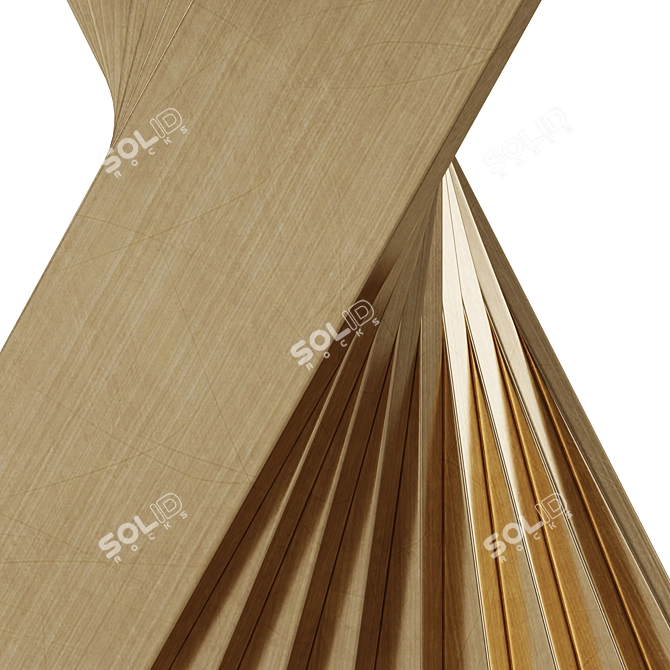 Sleek Console DAKOTA by Cazarina 3D model image 3