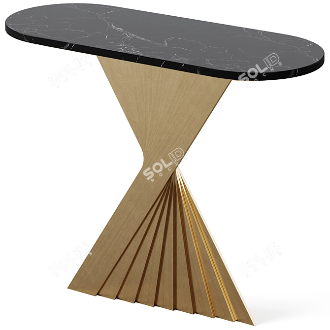 Sleek Console DAKOTA by Cazarina 3D model image 4