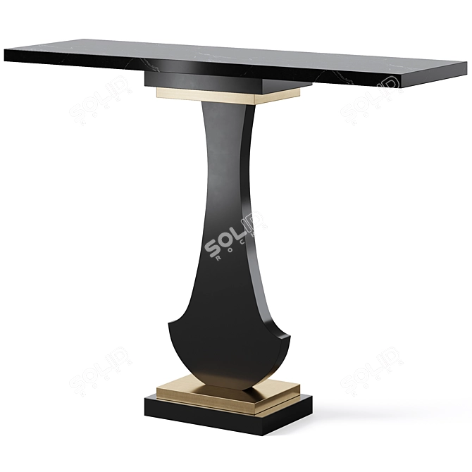  Sleek Console LAVEIL by Cazarina 3D model image 1