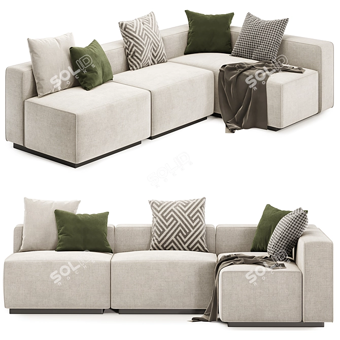  Bludot Cleon Light Sectional Sofa 3D model image 2