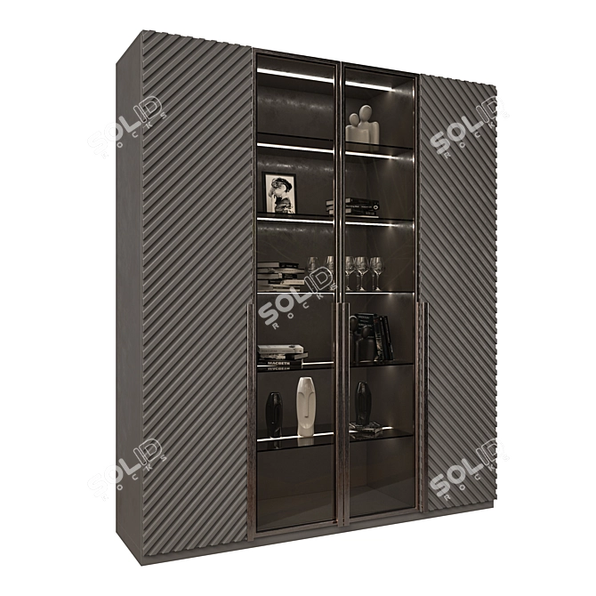 Title: Poly Conversion Cupboard 3D model image 1