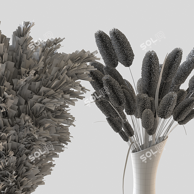 Pampas Grass Book Set 3D model image 5