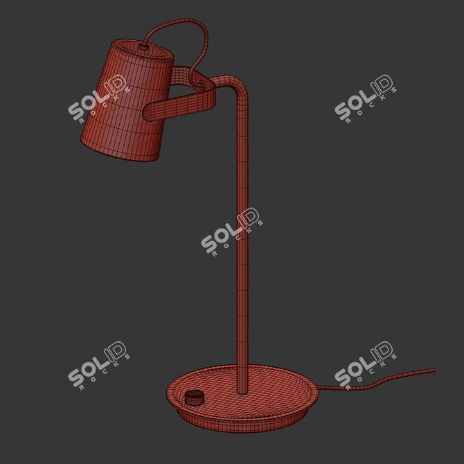Elegant Ardent Table Lamp 3D model image 3