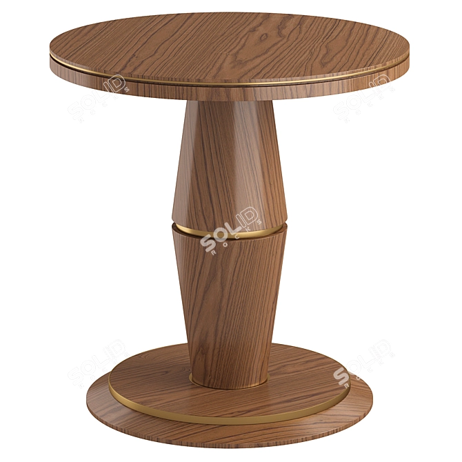 Elegant Tiffany Side Table 2015 3D model image 1