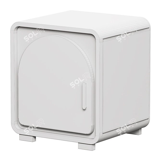 Arch Collection Josiah Nightstand 3D model image 3