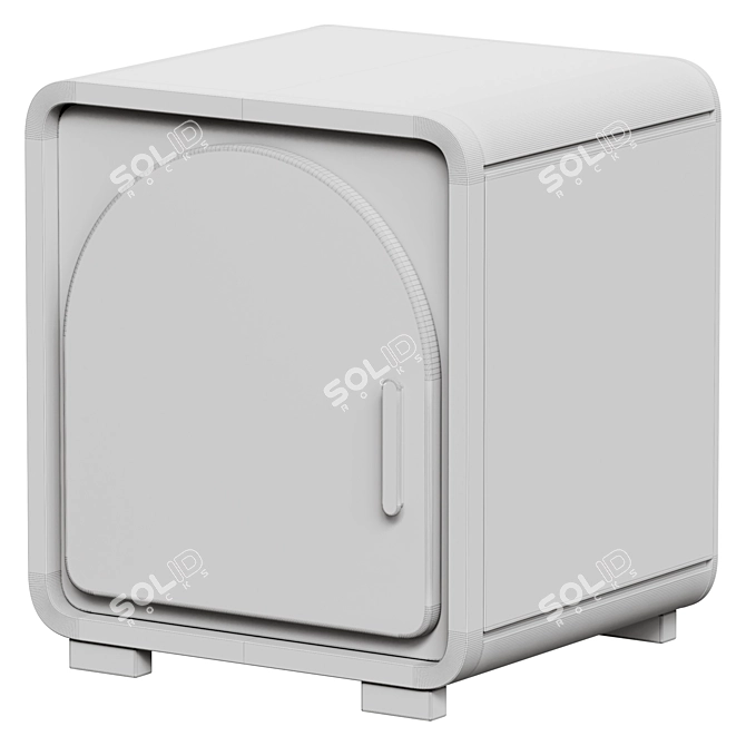 Arch Collection Josiah Nightstand 3D model image 8