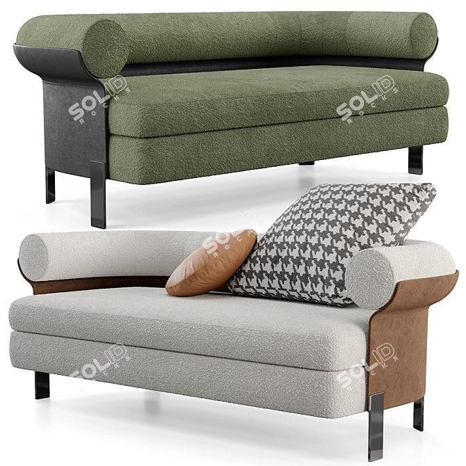 Elegant Minotti Mattia Sofa 3D model image 7