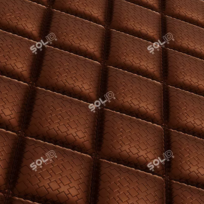 Diamonds Jersey Fabric 4K Texture 3D model image 2