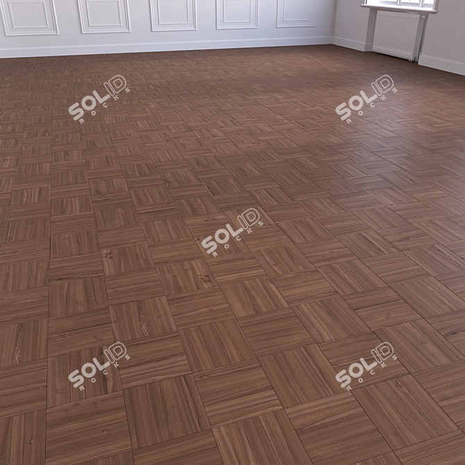 Versatile High-Quality 3D Wooden Floor 3D model image 3