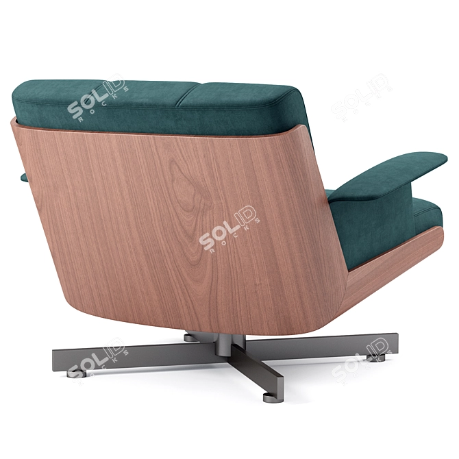 Modern Luxury Armchair Furniture aesthetically designed 3D model image 3