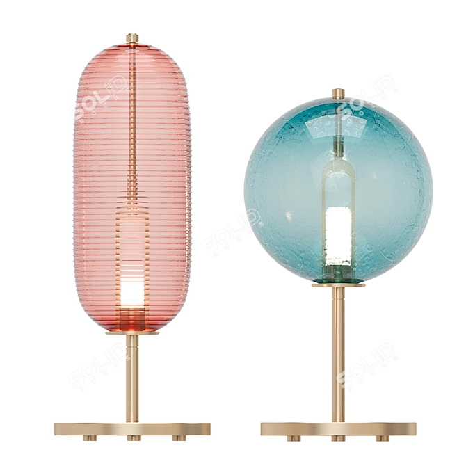 Tracy Glover Enchanted Lantern Glass 3D model image 2