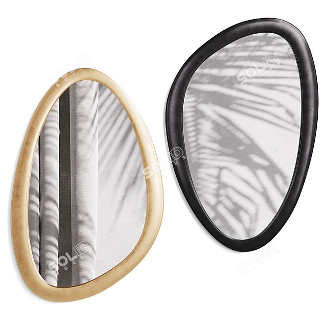 Ruffaro Mirror Set, LaRedoute 3D model image 1