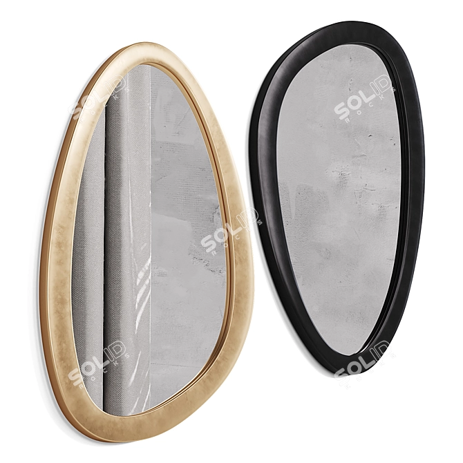 Ruffaro Mirror Set, LaRedoute 3D model image 2