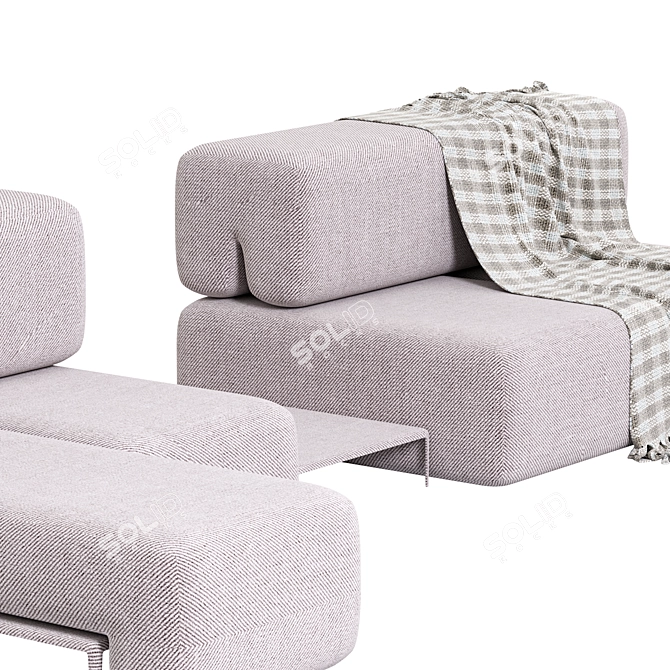 Faina Modular Sofa Set 3D model image 2